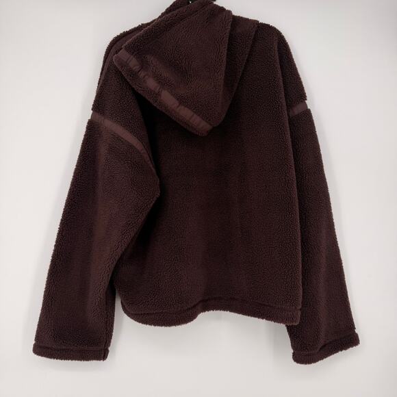 Adidas Hoodie Shadow Brown Womens Sz XL - Picture 3 of 7